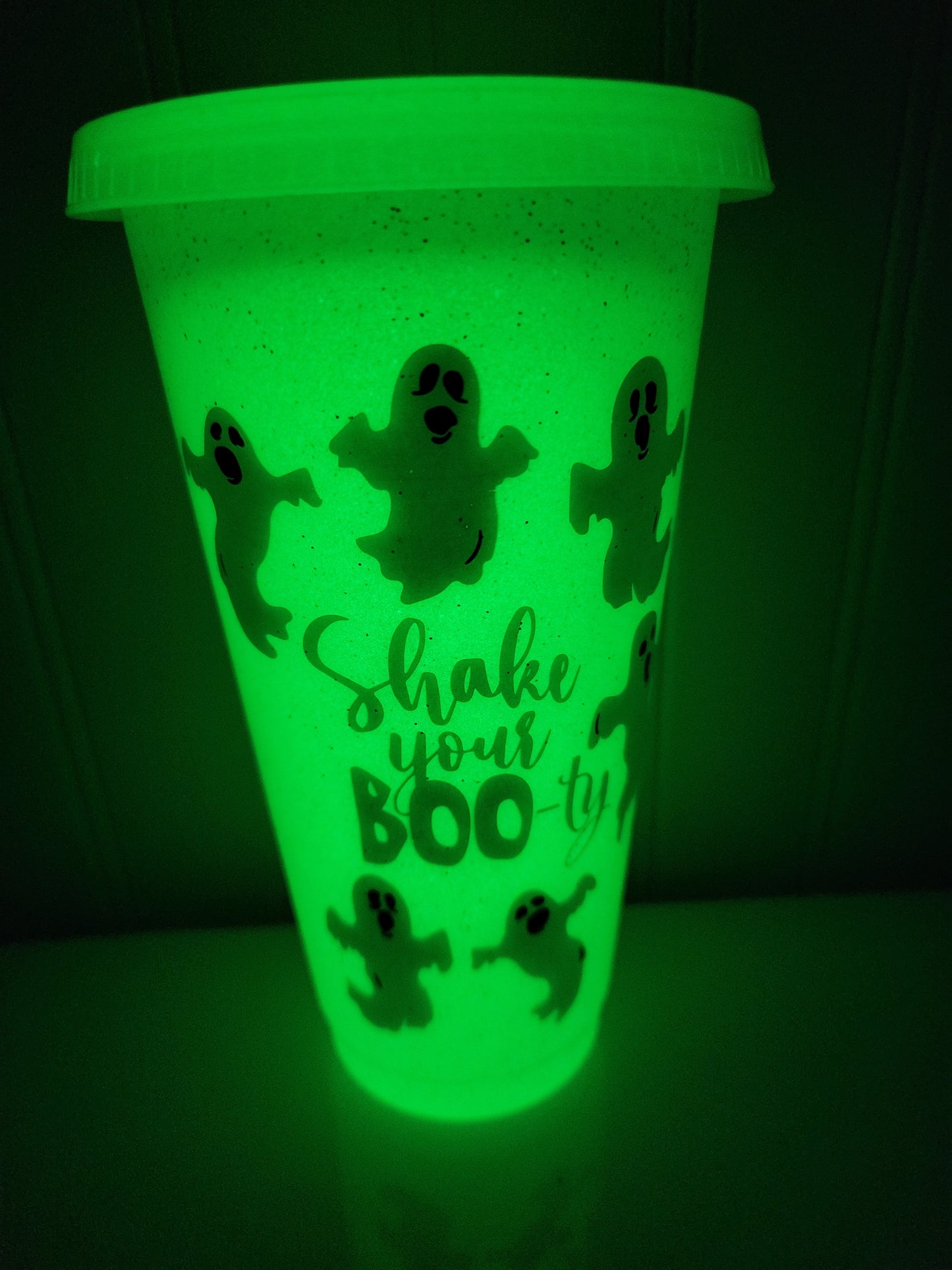 Ghosts. Uv / glow in the dark color changing.