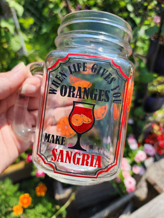 Mason Jar. “Make Sangria”